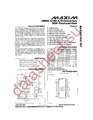 MAX164CENG+ datasheet  